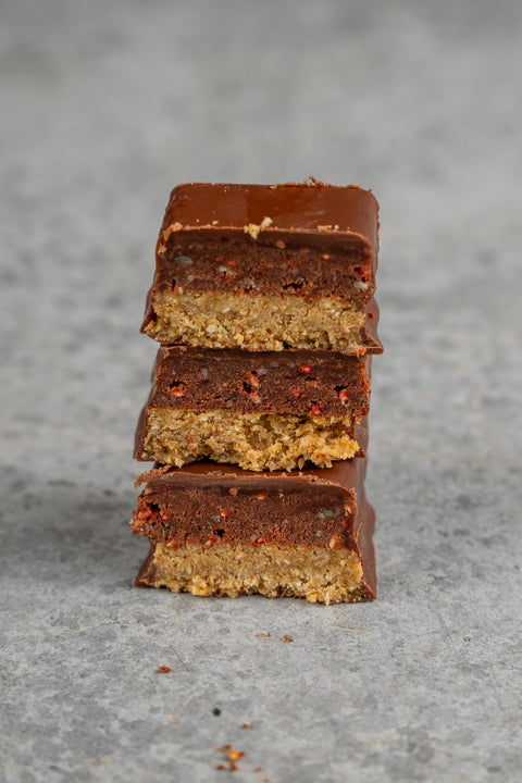 Bio Raspberry Dessert Bar 50 g fruchtig, schokoladig, vegan & natürlich gut