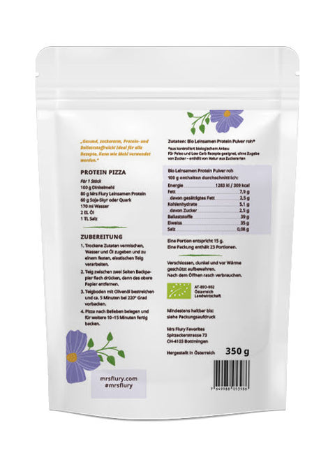Bio Leinsamen Protein vegan 350g