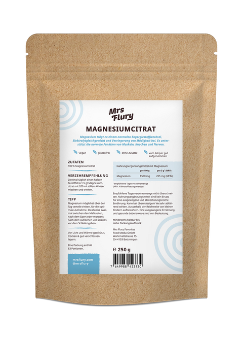 Magnesiumcitrat 250 g