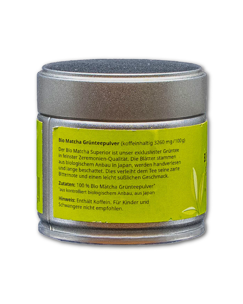 Bio Matcha Superior - Grünteepulver in Premium Qualität