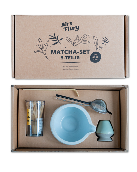 Mrs Flury Matcha-Set 5-teilig - für die traditionelle Matcha Zubereitung