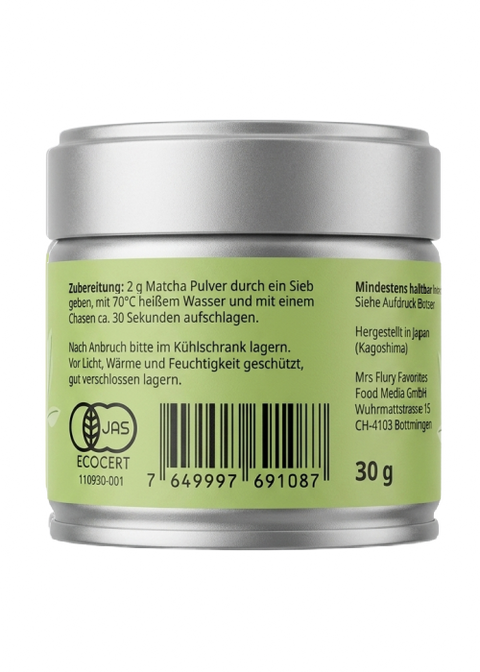 Organic Matcha Okumidori - Superior Quality Green Tea Powder