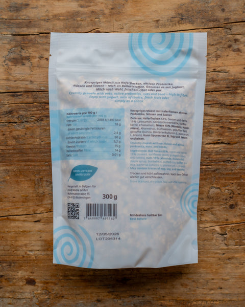 Healthy Gut Granola 300 g Knuspriges Müesli