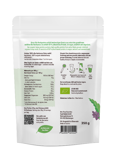 Bio Hanf Protein 350g