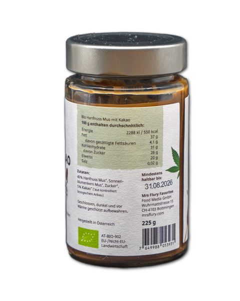 Bio Hanf Kakao Creme vegan 225g