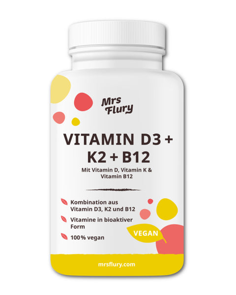 Vitamin D3 + K2 + B12 Kapseln