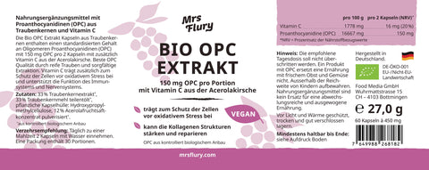 Bio OPC Extrakt Kapseln vegan 60 Stück