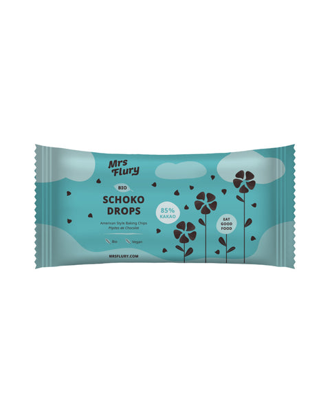 Bio Schoko Drops 85% Kakao - American Style Baking Chips vegan