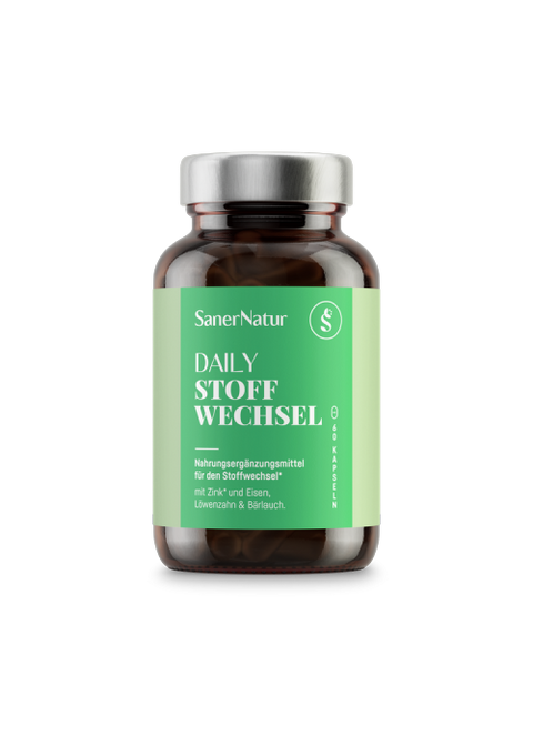SanerNatur Daily Stoffwechsel Kapseln vegan 60 Stück