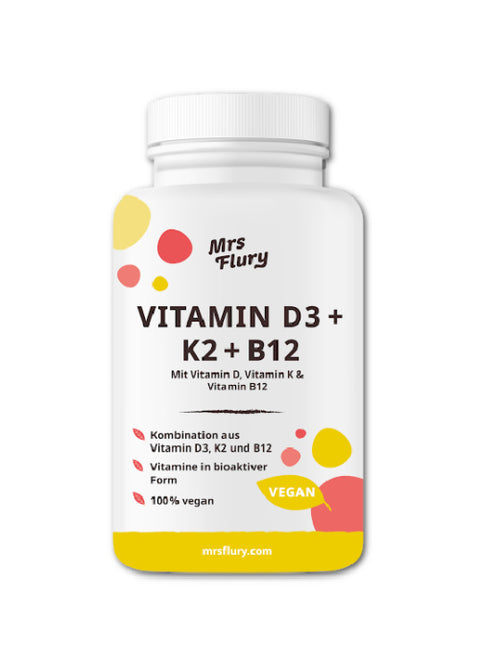 Vitamin D3 + K2 + B12 Kapseln