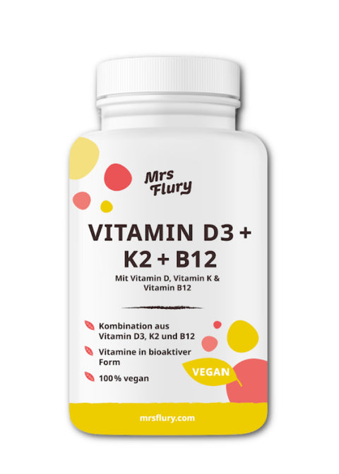Vitamin D3 + K2 + B12 Kapseln