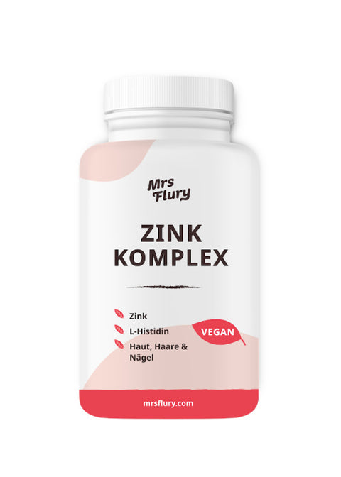 Zink Komplex – mit Zinkbisglycinat & L-Histidin für Haut, Haare, Nägel & Immunsystem