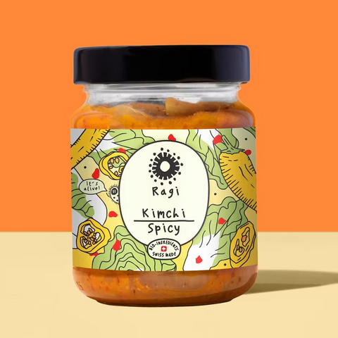 Spicy Kimchi Ragi unpasteurisiert 250g