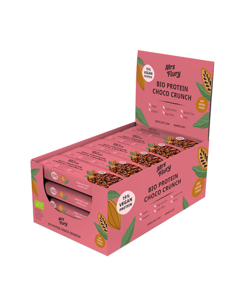 Bio Protein Choco Crunch Riegel 30 g Box mit 15 Stück