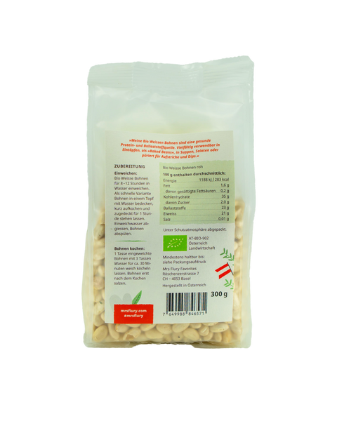 Bio Weisse Bohnen aus AT 300g