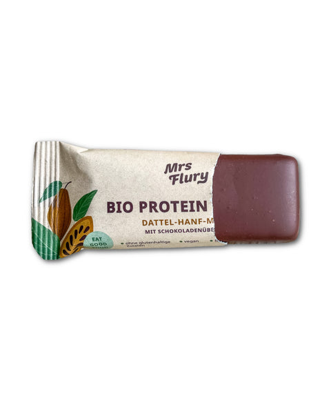 Bio Protein Riegel Hanf-Maca 14% PROTEIN mit Schokoladenüberzug 42 g
