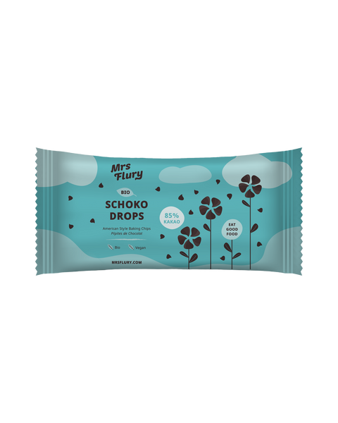 Bio Schoko Drops 85% Kakao - American Style Baking Chips vegan